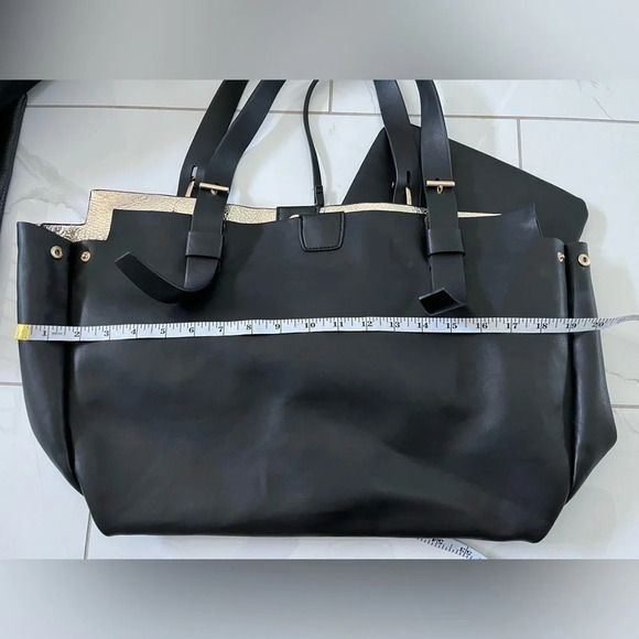 Shiraleah/ Hobo/  Tote/ Shoulder bag/ Vegan leather/ Additional small bag/ Gold - Picture 10 of 12